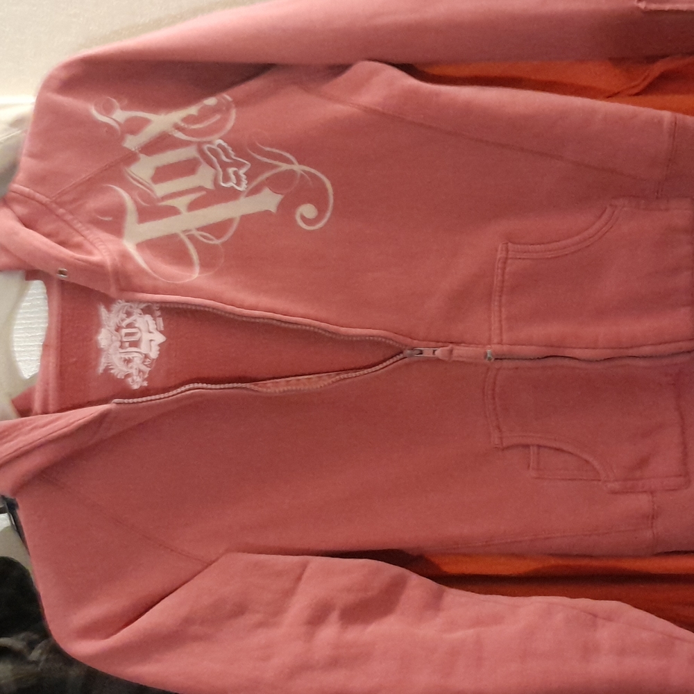 Fox zip up sweat shirt
